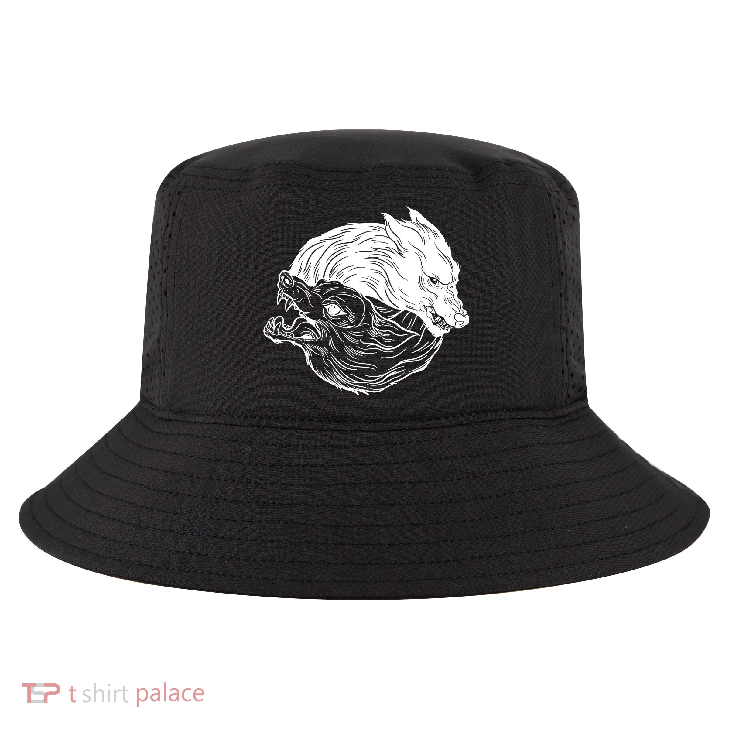 Ying Yang Wolves Cool Comfort Performance Bucket Hat