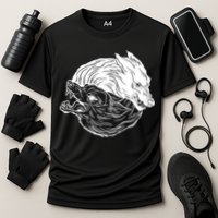 Ying Yang Wolves Cooling Performance Crew T-Shirt