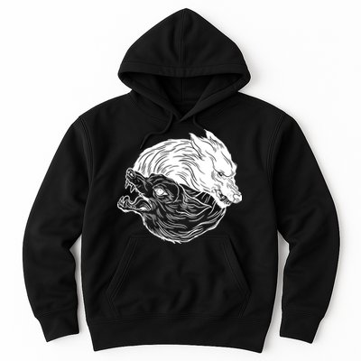 Ying Yang Wolves Hoodie