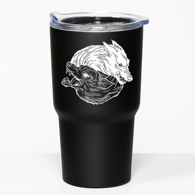 Ying Yang Wolves Tumbler
