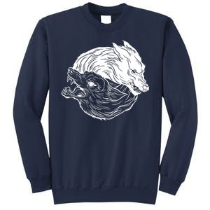 Ying Yang Wolves Sweatshirt