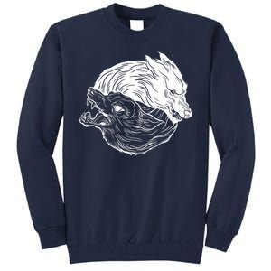 Ying Yang Wolves Tall Sweatshirt