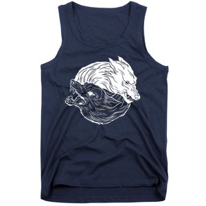 Ying Yang Wolves Tank Top