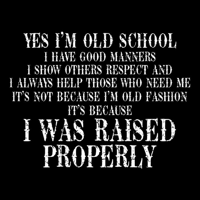 Yes IM Old School I Have Good Manners In Back Impact Tech Backpack