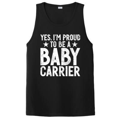 Yes Im Proud To Be A Carrier New Dad Cool Gift PosiCharge Competitor Tank