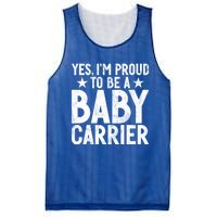 Yes Im Proud To Be A Carrier New Dad Cool Gift Mesh Reversible Basketball Jersey Tank