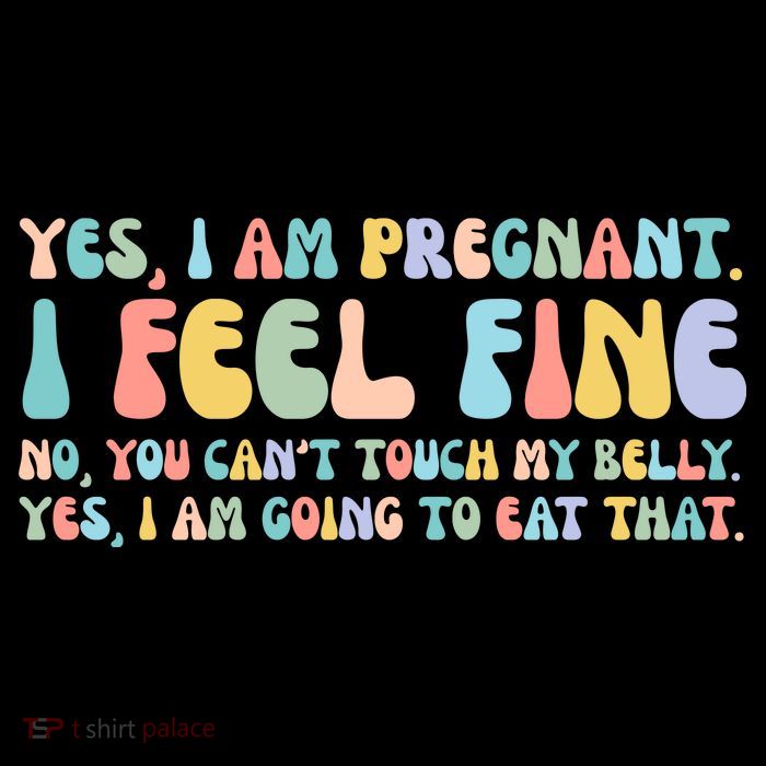 Yes I'm Pregnant You Can't Touch My Belly Funny Visor