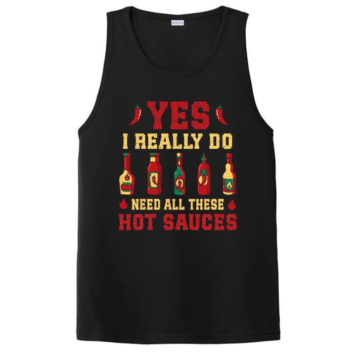 Yes I Really Do Need All These Hot Sauces PosiCharge Competitor Tank