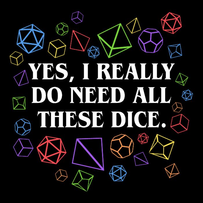 Yes I Really Do Need All These Dice Tabletop Rpg Impact Tech Backpack