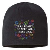 Yes I Really Do Need All These Dice Tabletop Rpg Sustainable Beanie