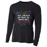 Yes I Really Do Need All These Dice Tabletop Rpg Cooling Performance Long Sleeve Crew