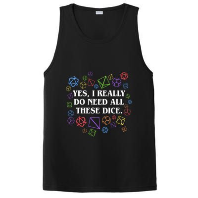Yes I Really Do Need All These Dice Tabletop Rpg PosiCharge Competitor Tank