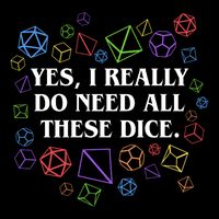 Yes I Really Do Need All These Dice Tabletop Rpg Wool Snapback Cap