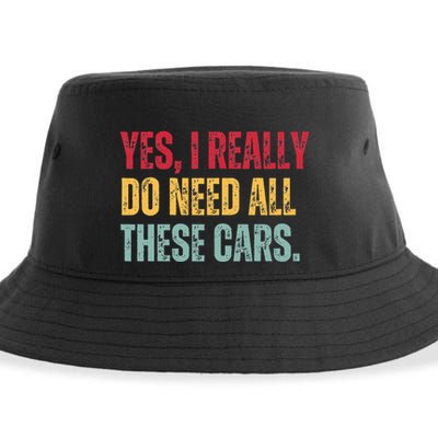 Yes I Really Do Need All These Cars Sustainable Bucket Hat
