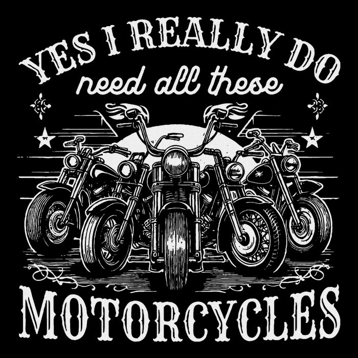 Yes I Really Do Need All These Motorcycles Vintage Garage Toddler T-Shirt