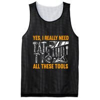 Yes I Really Need All These Tools Carpenter Woodworking Mesh Reversible Basketball Jersey Tank