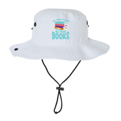 Yes I Really Do Need All These Books Funny Bookworm Reading Meaningful Gift Legacy Cool Fit Booney Bucket Hat