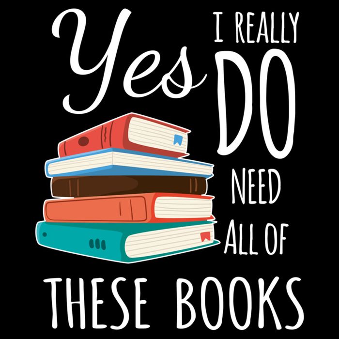Yes I Really Do Need All Of These Books Reading Love Gift Drawstring Bag