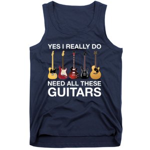 Yes I Really Do Need All These Guitars Active Tank Top