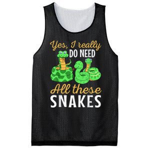 Yes I Really Do Need All These Snakes Reptile Python Mesh Reversible Basketball Jersey Tank