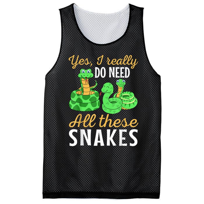 Yes I Really Do Need All These Snakes Reptile Python Mesh Reversible Basketball Jersey Tank