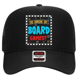 Yes I Really Do Need All These Board Games Funny High Crown Mesh Back Trucker Hat