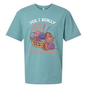 Yes I Really Do Need All This Yarn Crochet Cute Gift Sueded Cloud Jersey T-Shirt