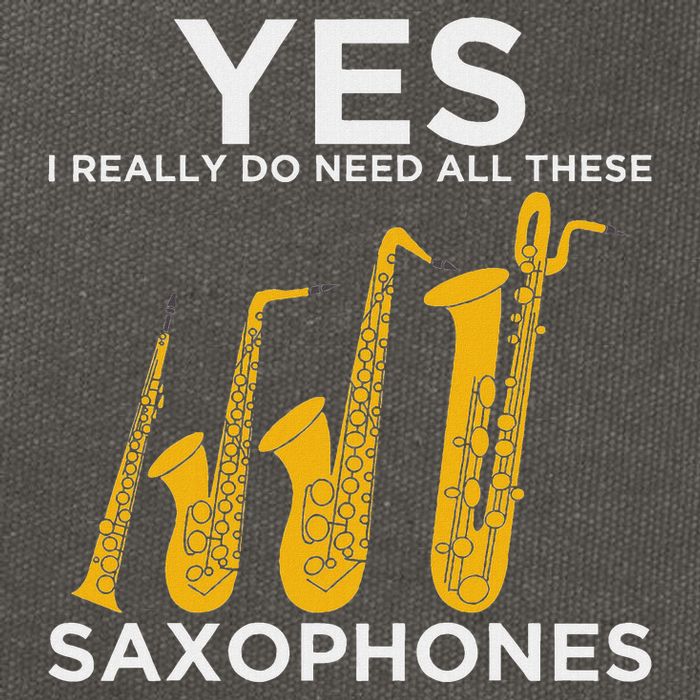 Yes I Really Do Need All These Saxophones Cotton Canvas Backpack