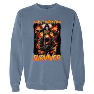 Yeast Infection Survivor Garment-Dyed Sweatshirt