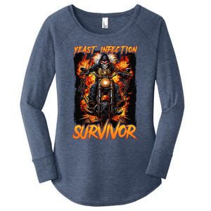 Yeast Infection Survivor Women's Perfect Tri Tunic Long Sleeve Shirt