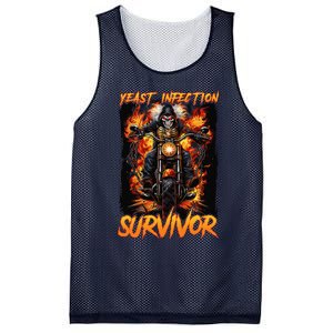 Yeast Infection Survivor Mesh Reversible Basketball Jersey Tank