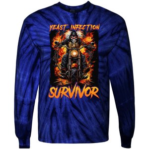 Yeast Infection Survivor Tie-Dye Long Sleeve Shirt