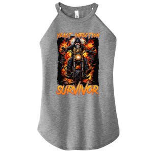 Yeast Infection Survivor Women's Perfect Tri Rocker Tank