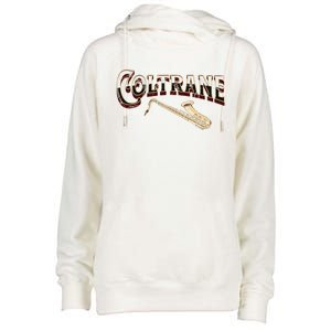 Yes I Speak Coltrane Jazz Music Lover Womens Funnel Neck Pullover Hood