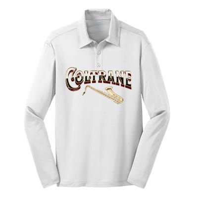 Yes I Speak Coltrane Jazz Music Lover Silk Touch Performance Long Sleeve Polo