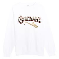 Yes I Speak Coltrane Jazz Music Lover Premium Crewneck Sweatshirt