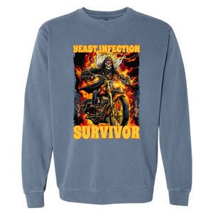 Yeast Infection Survivor Garment-Dyed Sweatshirt