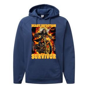 Yeast Infection Survivor Performance Fleece Hoodie