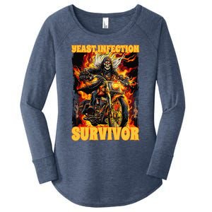 Yeast Infection Survivor Women's Perfect Tri Tunic Long Sleeve Shirt