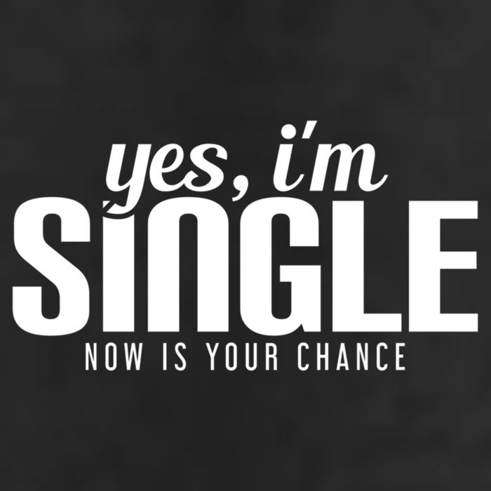 Yes IM Single Now Is Your Chance Ready Funny Design Great Gift 7 Panel Mesh Trucker Snapback Hat