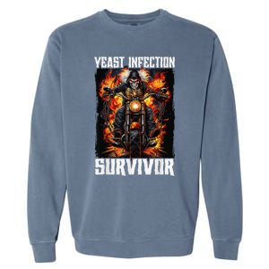 Yeast Infection Survivor Garment-Dyed Sweatshirt