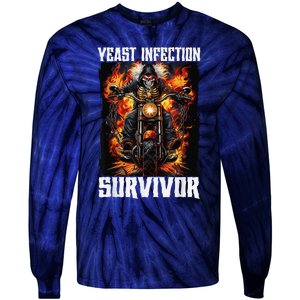 Yeast Infection Survivor Tie-Dye Long Sleeve Shirt