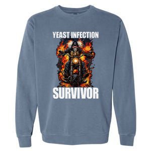 Yeast Infection Survivor Garment-Dyed Sweatshirt