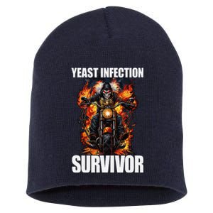 Yeast Infection Survivor Short Acrylic Beanie