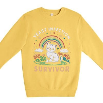 Yeast Infection Survivor Premium Crewneck Sweatshirt