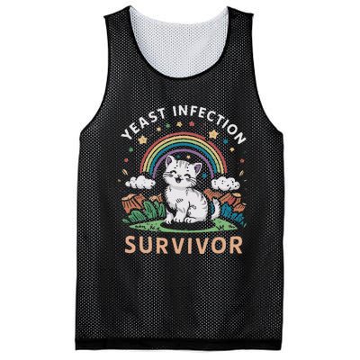 Yeast Infection Survivor Mesh Reversible Basketball Jersey Tank