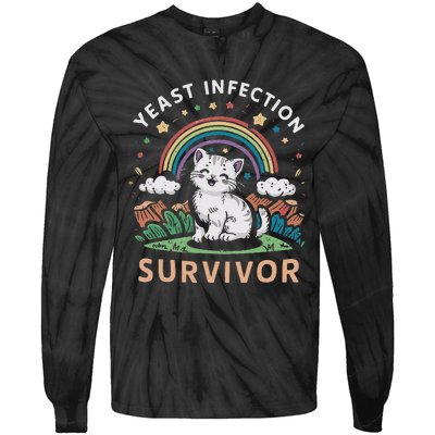 Yeast Infection Survivor Tie-Dye Long Sleeve Shirt