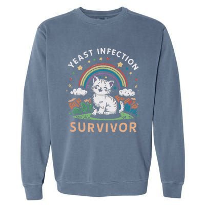 Yeast Infection Survivor Garment-Dyed Sweatshirt