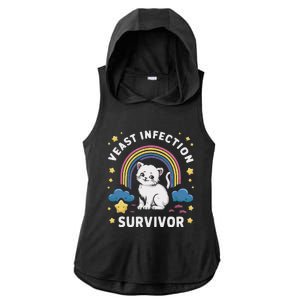 Yeast Infection Survivor Ladies PosiCharge Tri-Blend Wicking Draft Hoodie Tank