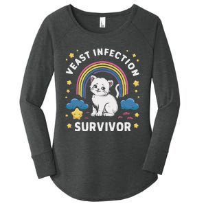 Yeast Infection Survivor Women's Perfect Tri Tunic Long Sleeve Shirt